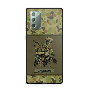 Personalized Australian Soldier/ Veteran Camo Phonecase 3D Printed 23JAN-HY10