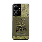 Personalized Australian Soldier/ Veteran Camo Phonecase 3D Printed 23JAN-HY10