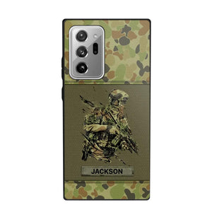 Personalized Australian Soldier/ Veteran Camo Phonecase 3D Printed 23JAN-HY10