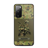 Personalized Australian Soldier/ Veteran Camo Phonecase 3D Printed 23JAN-HY10