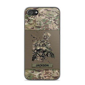 Personalized UK Soldier/ Veteran Camo Phonecase 3D Printed 23JAN-HY10