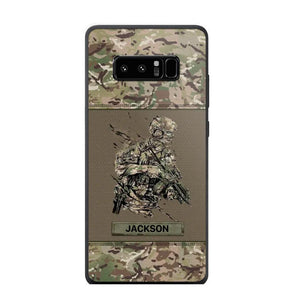 Personalized UK Soldier/ Veteran Camo Phonecase 3D Printed 23JAN-HY10