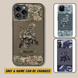 Personalized UK Soldier/ Veteran Camo Phonecase 3D Printed 23JAN-HY10