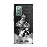 Personalized Canadian Soldier/ Veteran Rank Camo Phonecase 3D Printed 23JAN-DT10