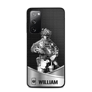 Personalized Canadian Soldier/ Veteran Rank Camo Phonecase 3D Printed 23JAN-DT10