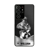 Personalized Canadian Soldier/ Veteran Rank Camo Phonecase 3D Printed 23JAN-DT10