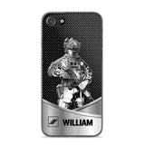 Personalized France Soldier/ Veteran Rank Camo Phonecase 3D Printed 23JAN-DT10