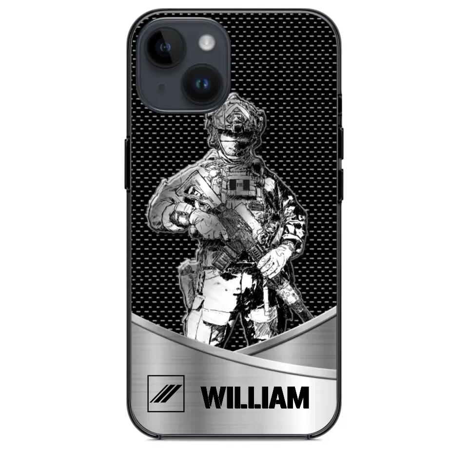 Personalized France Soldier/ Veteran Rank Camo Phonecase 3D Printed 23JAN-DT10