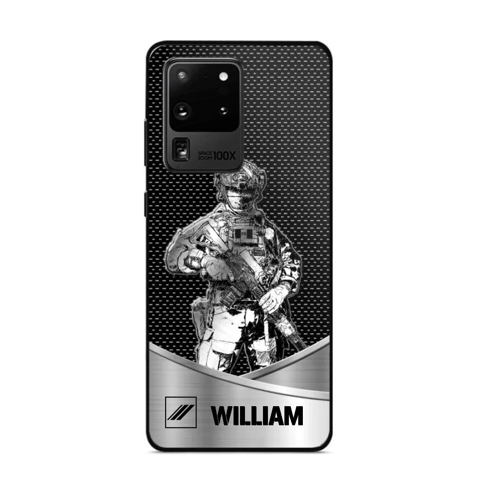 Personalized France Soldier/ Veteran Rank Camo Phonecase 3D Printed 23JAN-DT10