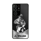 Personalized US Soldier/ Veteran Rank Camo Phonecase 3D Printed 23JAN-DT10