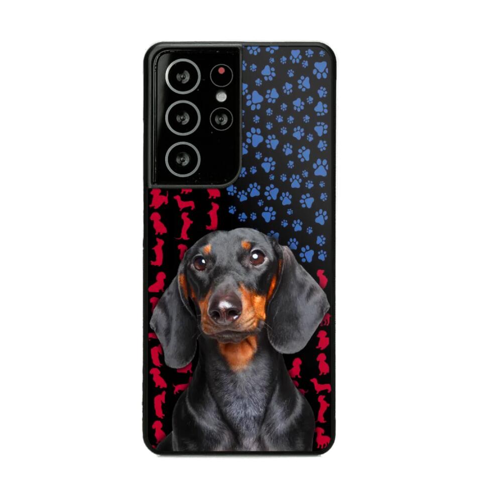 Personalized Image Your Dachshund Phonecase 3D Printed 23JAN-HQ10