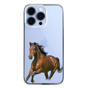 Personalized Horse Lover Transparent Silicone Phone Case 22JAN-VD10