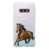 Personalized Horse Lover Transparent Silicone Phone Case 22JAN-VD10