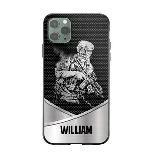 Personalized Soldier/ Veteran Phonecase 3D Printed 23JAN-HY11