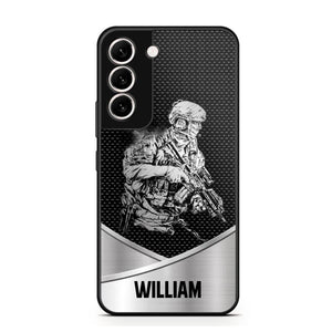 Personalized Soldier/ Veteran Phonecase 3D Printed 23JAN-HY11