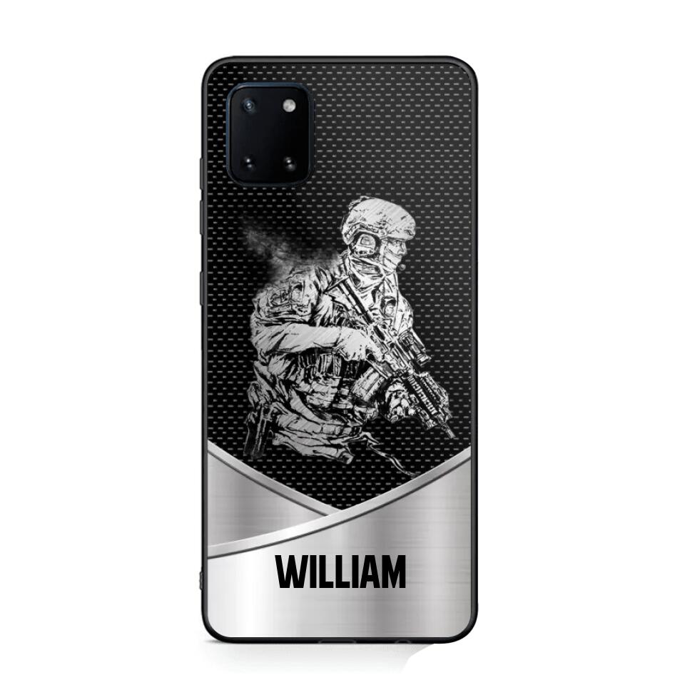 Personalized Soldier/ Veteran Phonecase 3D Printed 23JAN-HY11