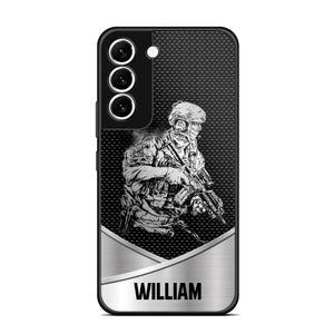 Personalized Soldier/ Veteran Phonecase 3D Printed 23JAN-HY11