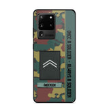 Personalized Belgium Soldier/ Veteran Once A Soldier Always A Soldier Phonecase 3D Printed QTDT1101