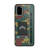 Personalized Belgium Soldier/ Veteran Once A Soldier Always A Soldier Phonecase 3D Printed QTDT1101