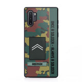 Personalized Belgium Soldier/ Veteran Once A Soldier Always A Soldier Phonecase 3D Printed QTDT1101