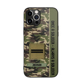 Personalized French Soldier/ Veteran Once A Soldier Always A Soldier Phonecase 3D Printed QTDT1101