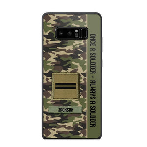 Personalized French Soldier/ Veteran Once A Soldier Always A Soldier Phonecase 3D Printed QTDT1101