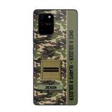 Personalized French Soldier/ Veteran Once A Soldier Always A Soldier Phonecase 3D Printed QTDT1101