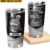 Personalized US Veteran/Soldier Tumbler 20Oz Printed 23JAN-HQ12