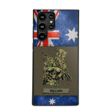 Personalized Australian Soldier/ Veteran Phonecase 3D Printed 23JAN-HY13