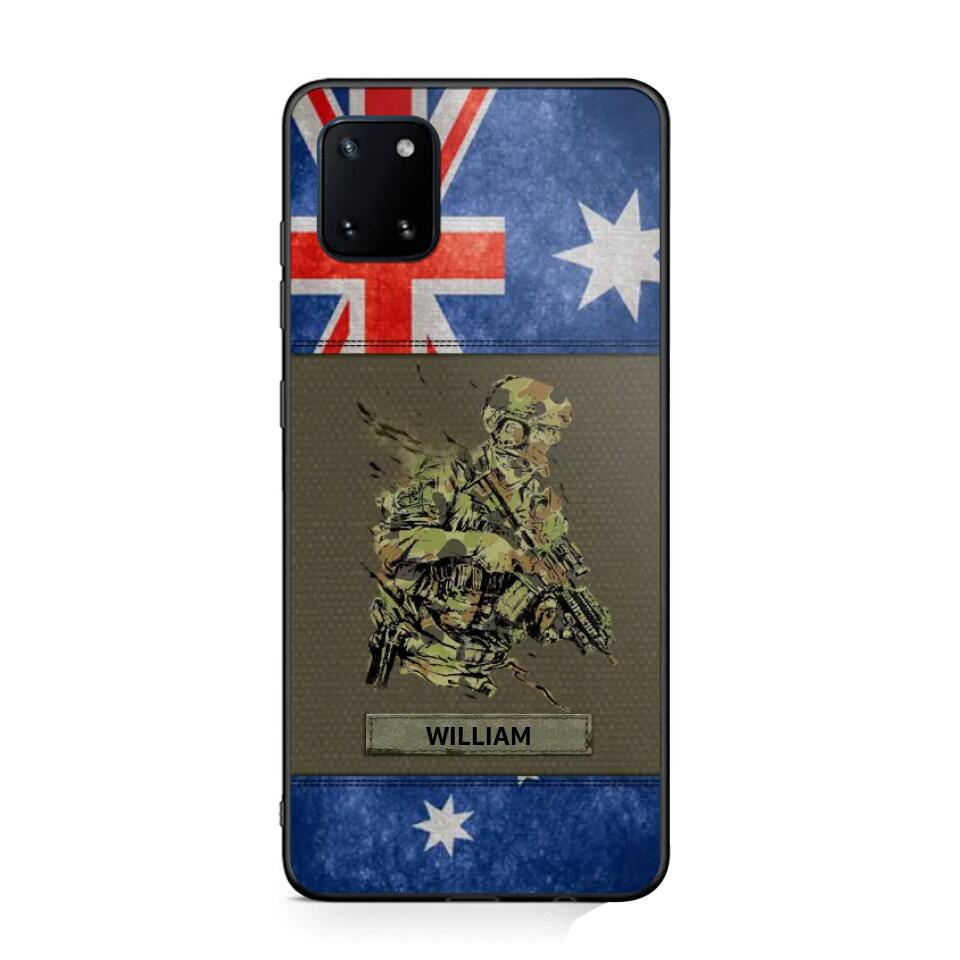 Personalized Australian Soldier/ Veteran Phonecase 3D Printed 23JAN-HY13