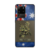 Personalized Australian Soldier/ Veteran Phonecase 3D Printed 23JAN-HY13