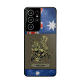 Personalized Australian Soldier/ Veteran Phonecase 3D Printed 23JAN-HY13