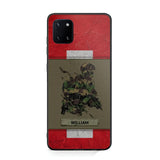 Personalized Swiss Soldier/ Veteran Phonecase 3D Printed 23JAN-HY13