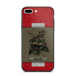 Personalized Swiss Soldier/ Veteran Phonecase 3D Printed 23JAN-HY13