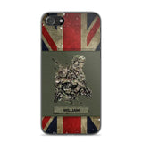 Personalized UK Soldier/ Veteran Phonecase 3D Printed 23JAN-HY13