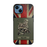 Personalized UK Soldier/ Veteran Phonecase 3D Printed 23JAN-HY13