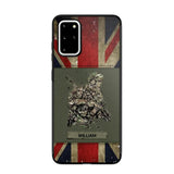 Personalized UK Soldier/ Veteran Phonecase 3D Printed 23JAN-HY13