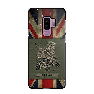 Personalized UK Soldier/ Veteran Phonecase 3D Printed 23JAN-HY13