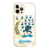 Personalized Grandma Snowman I Love You To The Moon And Back kid Name Heart Phonecase 3D Printed 23JAN-DT13