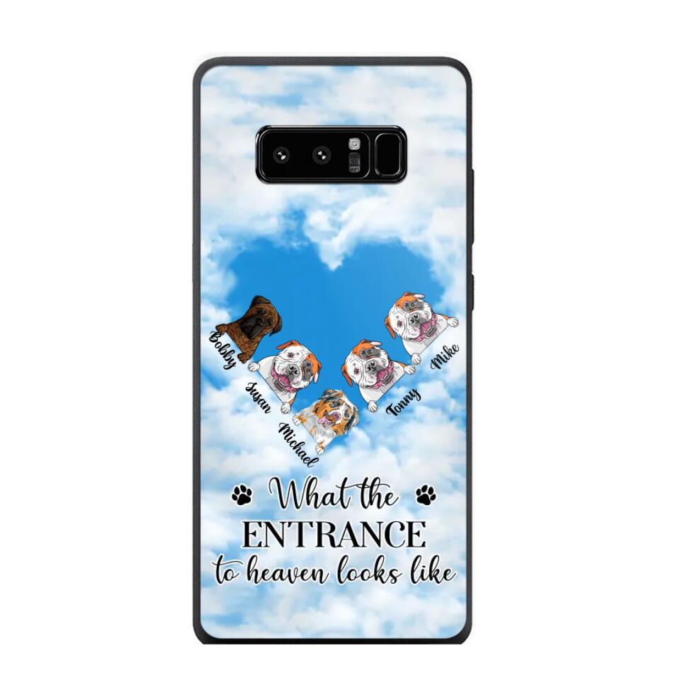 Personalized What The Entrance To Heaven Looks Like Dog Lovers Phonecase 3D Printed PNHY1601