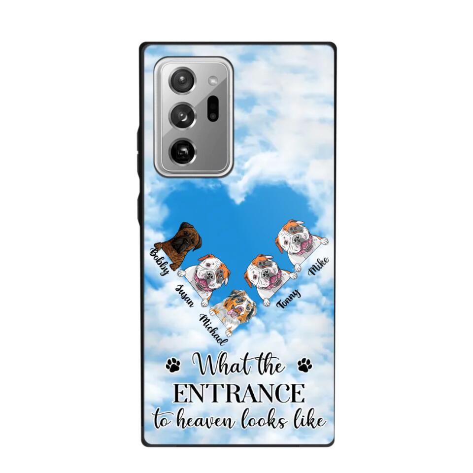 Personalized What The Entrance To Heaven Looks Like Dog Lovers Phonecase 3D Printed PNHY1601