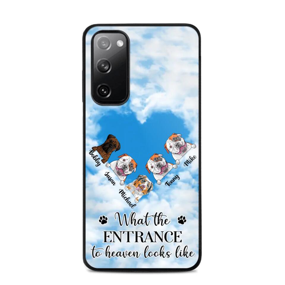 Personalized What The Entrance To Heaven Looks Like Dog Lovers Phonecase 3D Printed PNHY1601