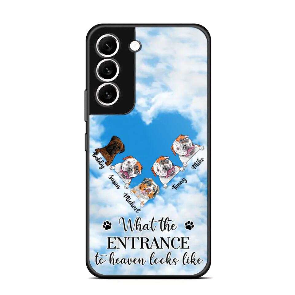 Personalized What The Entrance To Heaven Looks Like Dog Lovers Phonecase 3D Printed PNHY1601