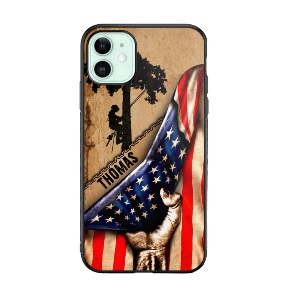 Personalized US Arborist Phonecase Printed 23JAN-DT29