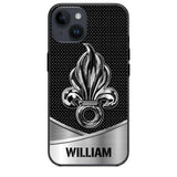 Personalized French Veteran Logo & Tag Name Phonecase Printed 23JAN-VD29