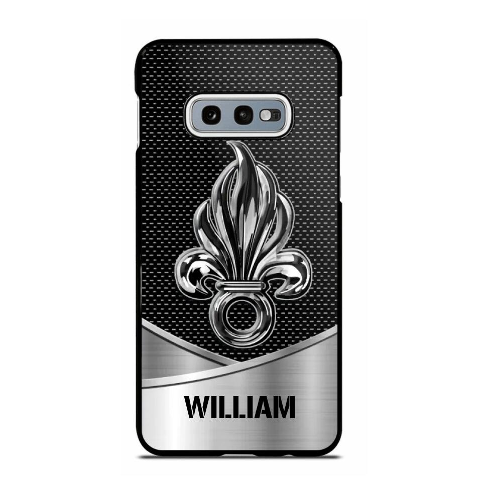 Personalized French Veteran Logo & Tag Name Phonecase Printed 23JAN-VD29