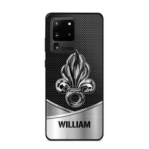 Personalized French Veteran Logo & Tag Name Phonecase Printed 23JAN-VD29