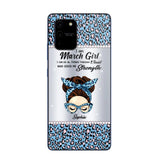 Personalized I Am March Girl I Can Do All Things Through Christ Who Gives Me Strength Phonecase Printed 23JAN-HQ30