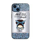 Personalized I Am April Girl I Can Do All Things Through Christ Who Gives Me Strength Phonecase Printed 23JAN-HQ30