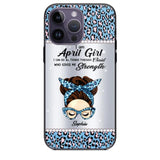 Personalized I Am April Girl I Can Do All Things Through Christ Who Gives Me Strength Phonecase Printed 23JAN-HQ30